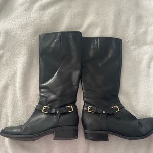 Lauren by Ralph Lauren black classic riding boot